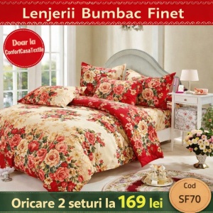 SET LENJERIE SKY HOME PENTRU PAT DUBLU FINET GROS SF70