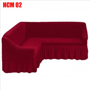 Husa Coltar Creponata Bordo  - Img 2