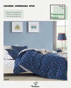 Lenjerie de pat Finet 1 Persoana&Single Bumbac 100% PRIPB09