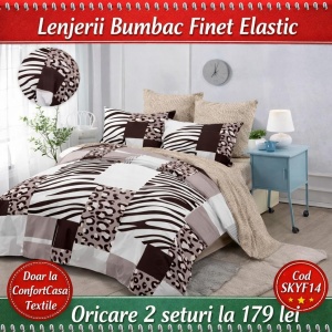 Set Lenjerie cu Elastic Finet 6 Piese SKYF14