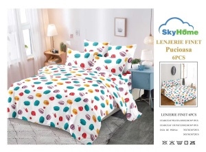 SET LENJERIE SKY HOME PENTRU PAT DUBLU FINET GROS SF145 - Img 2