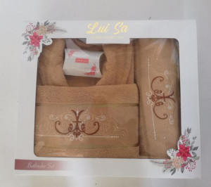 Set Prosoape si Halat din Bumbac 4 Piese LUISA LUS11