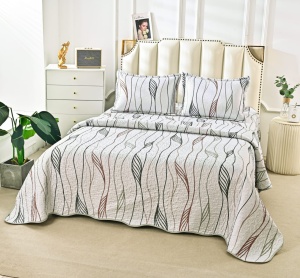 Set Cuvertura de Pat cu 2 Fete, 3 Piese, CUVS07 OFERTA 2 LA 189 LEI