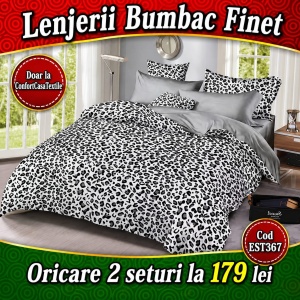 SET LENJERIE EAST COMFORT PENTRU PAT DUBLU FINET GROS EST367