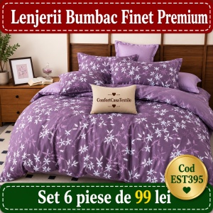 SET LENJERIE EAST COMFORT PENTRU PAT DUBLU FINET GROS EST395