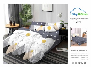 SET LENJERIE SKY HOME PENTRU PAT DUBLU FINET GROS SF81
