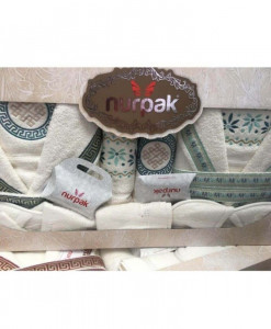Set Prosoape si Halate din Bumbac ,16 Piese, Nurpak, SBN-03