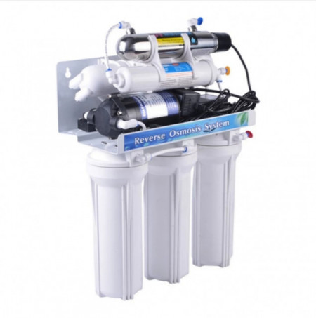 Pachet Dedurizator Karetech KT SOFT 30+Filtru BB 20+Osmoza inversa KT RO 50 GPD+UV - Img 6