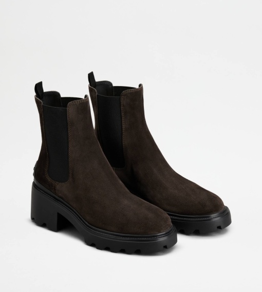 Tod's | Дамски боти от естествен велур