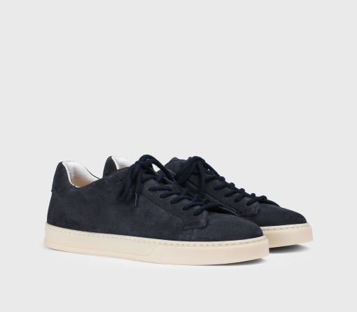 スニーカー Doucal's Black Calf Suede Sneakers Doucal's Calf Suede Sneakers in Black for Men | Lyst