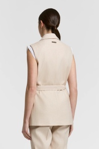 PESERICO | Stretch cotton gabardine blazer - Img 4