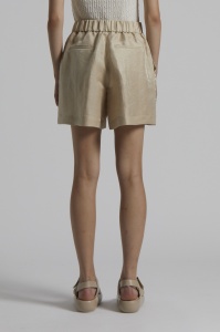 PESERICO | Elegant linen shorts