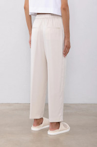 Peserico | Pants with elastic waistband and drawstring - Img 2