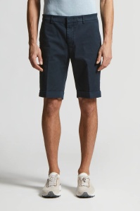 PESERICO | Stretch cotton gabardine Bermuda shorts - Img 1