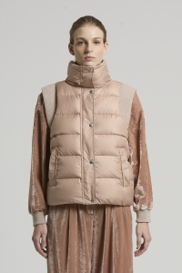PESERICO | Bi-material down vest