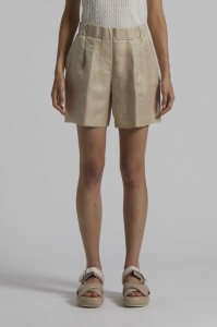 PESERICO | Elegant linen shorts - Img 4