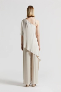 PESERICO | Asymmetrical viscose one-shoulder top - Img 4