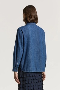 PESERICO | Denim shirt - Img 4