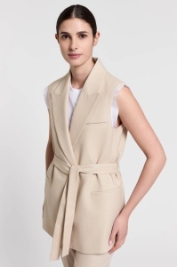PESERICO | Stretch cotton gabardine blazer - Img 3