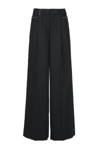 PESERICO | Women's wool and cashmere trousers - Img 4