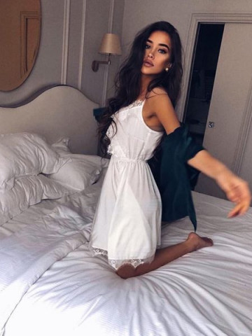 Rochie de noapte din satin - Img 1
