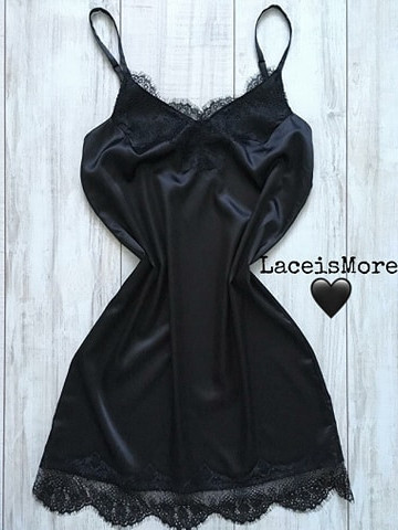 Rochie de noapte din satin - Img 1