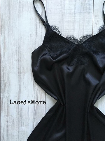 Rochie de noapte din satin - Img 2