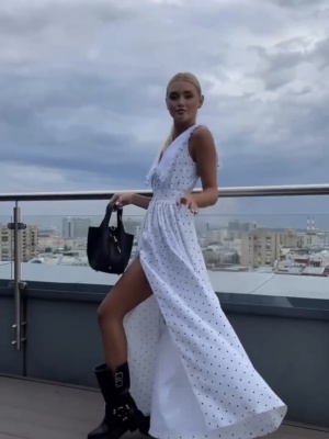 Rochie Bella cu guler atașat - Img 4