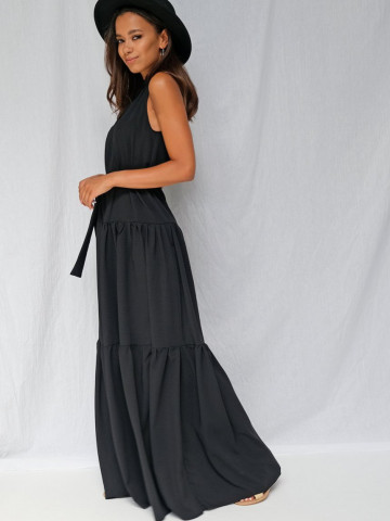 Rochie maxi neagra - Img 3