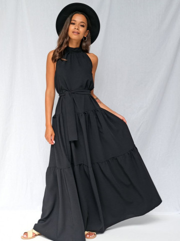 Rochie maxi neagra - Img 5