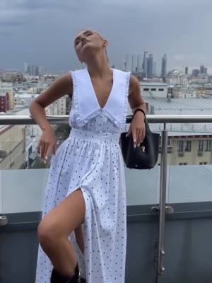 Rochie Bella cu guler atașat - Img 6