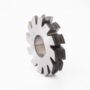 Freza cu alezaj, DIN 855, STAS 3540, diametru 63 mm, latime 12 mm, numar dinti 12, diametru prindere 22 mm, material HSS, raza 3,15