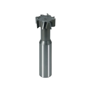Freza cu coada cilindrica, DIN 851, STAS 1682, diametru 21 mm, lungime 74 mm, numar dinti 6, diametru coada 12 mm, material Co5%