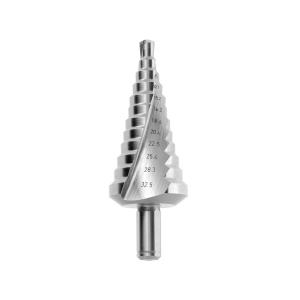 Burghiu in PG1 trepte, coada cilindrica, Co5%, 6-26.75x77 mm