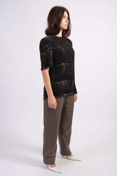 Bluza din matase cu paiete - Img 3