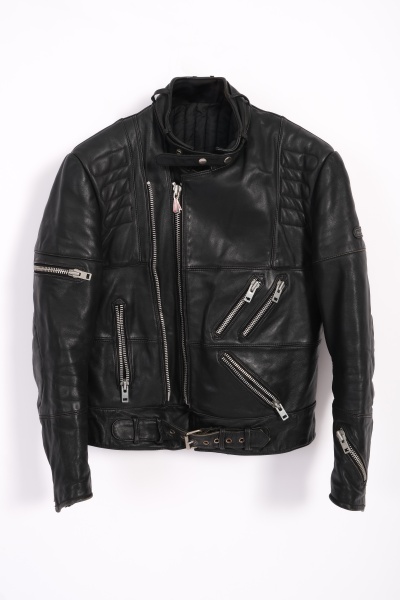 Jacheta biker din piele naturala - Img 5