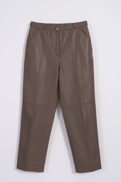 Pantaloni vintage din piele naturala - Img 5
