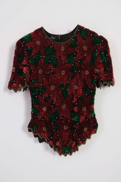 Bluza din matase cu paiete - Img 4