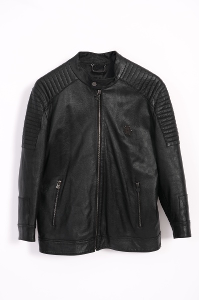 Jacheta din piele naturala Philipp Plein - Img 6