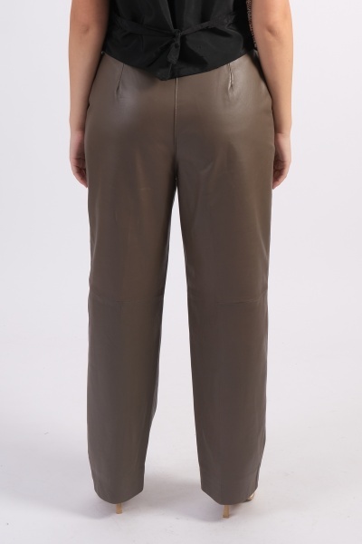 Pantaloni vintage din piele naturala - Img 2