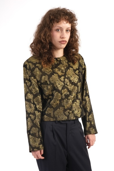 Sacou scurt elegant din brocart