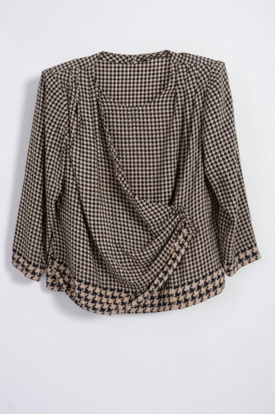Bluza vintage din matase - Img 4