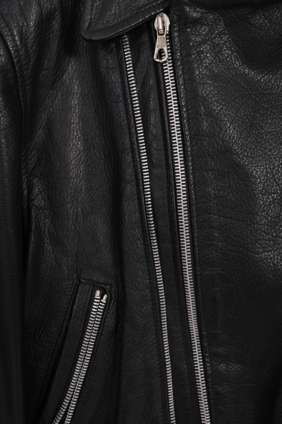Jacheta biker din piele naturala - Img 5
