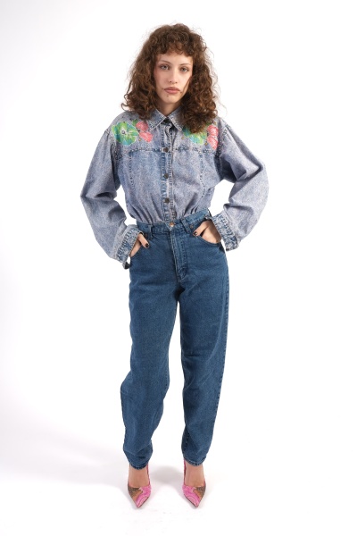 Jeans vintage Valentino - Img 2