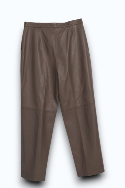 Pantaloni vintage din piele naturala - Img 6