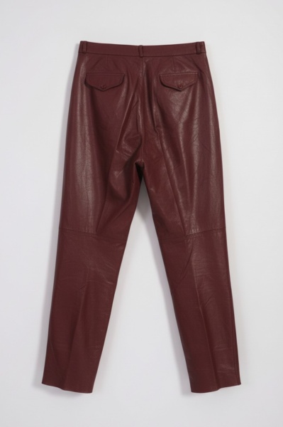 Pantaloni vintage din piele naturala - Img 6