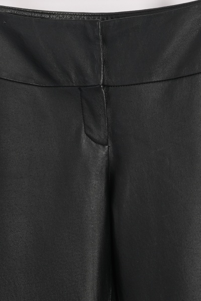 Pantalon bootcut din piele naturala - Img 4