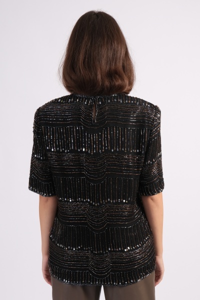 Bluza din matase cu paiete - Img 2