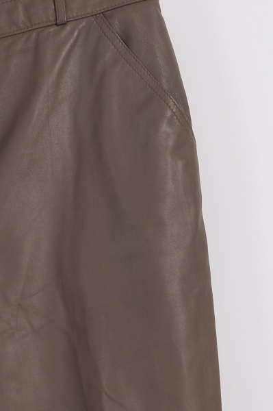 Pantaloni vintage din piele naturala - Img 4