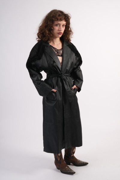 Trench din piele - Img 4